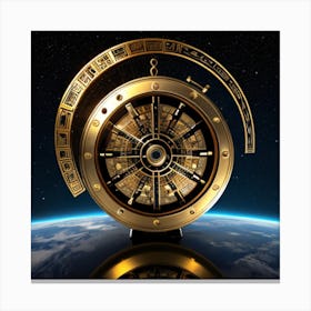 Time Traveling Canvas Print