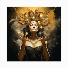 Golden Goddess Canvas Print