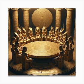 Egyptian Throne Canvas Print