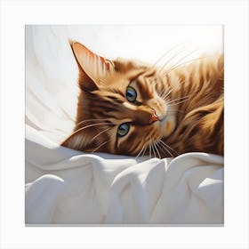 Tabby Cat Canvas Print