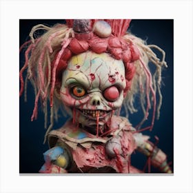 Zombie Doll 1 Canvas Print
