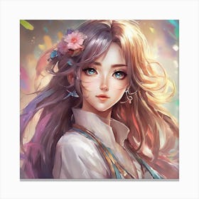 Anime Girl 3 Canvas Print