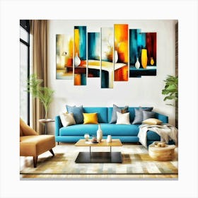 Perfect blend 2 (Theme for Living room) Canvas Print