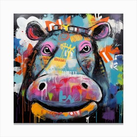 Hippo 5 Canvas Print