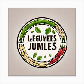 Legumes As A Logo (56) Canvas Print