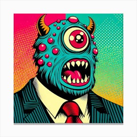 Pop Monster 2 Canvas Print