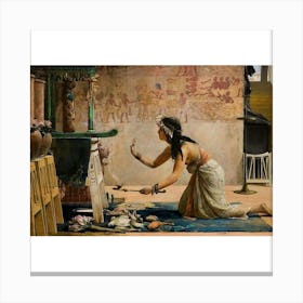 Egyptian Woman 4 Canvas Print