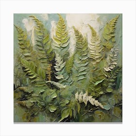 Green fern Canvas Print