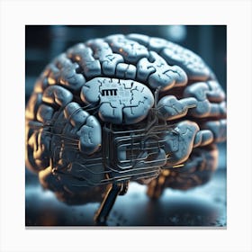 Artificial Brain 46 Canvas Print