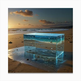 Sand And Sea Canvas Print