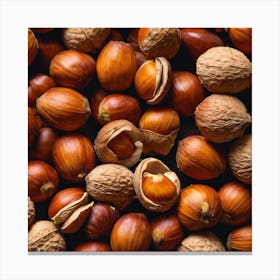 Hazelnuts 1 Canvas Print