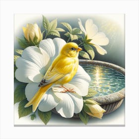 Yellow Bird 1 Canvas Print