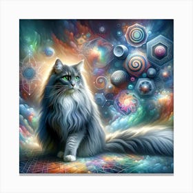 A Chronical of Cat Series Canvas Print