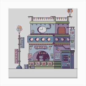 Pixel Art Retro Classic vintage Canvas Print