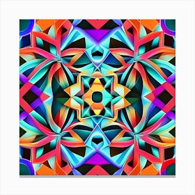 Abstract Psychedelic Art Canvas Print