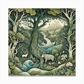 Forest In The Woods Canvas Print