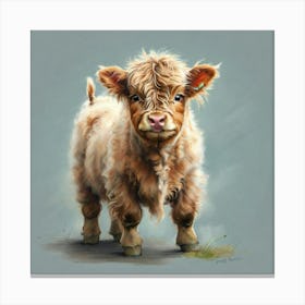 Highland Cow Canvas Print