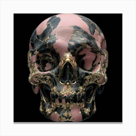 Pink Skull Canvas Print