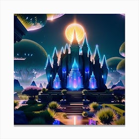 Castle In The Sky 3 Canvas Print