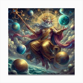God Of The Universe 2 Canvas Print