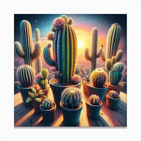 Cactus 2 Canvas Print