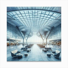 Airport Interior 2 Canvas Print