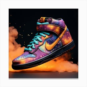 Nike Dunk High Galaxy 4 Canvas Print