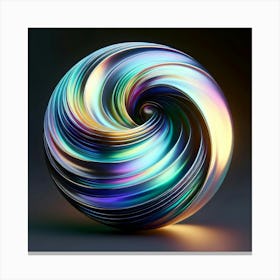 Abstract Sphere Canvas Print