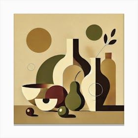 Nature Morte Abstract Canvas Print