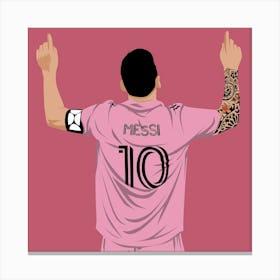 Lionel Messi Canvas Print