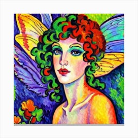 Fairy with Curls Canvas Print