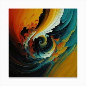 Abstract Painting Canvas Print