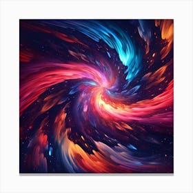 Abstract Space Background 1 Canvas Print