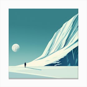 Polar Landscape Canvas Print