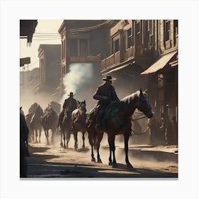 Red Dead Redemption 4 Canvas Print