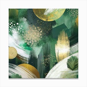 Emerald Green Canvas Print