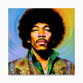 Jimi Hendrix 5 Canvas Print