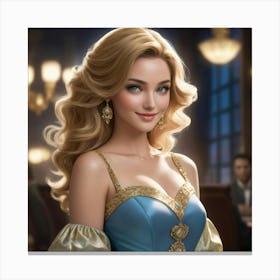 Beauty And The Beast 12 Canvas Print