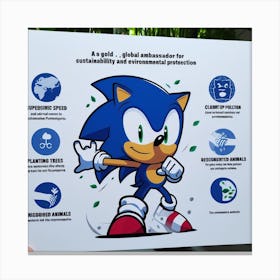 Sonic The Hedgehog 36 Canvas Print