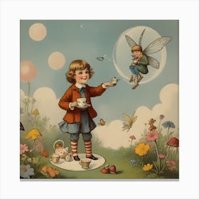 Fairy Tea Party Canvas Print