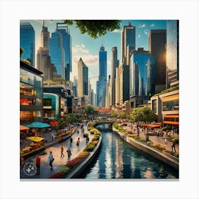 Cityscape Canvas Print