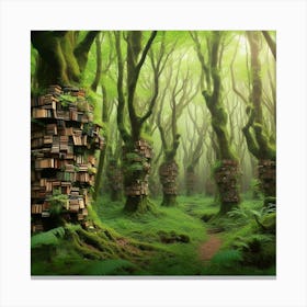 Forest Of Books Canvas Print