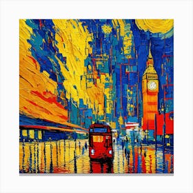 Big Ben At Night Canvas Print