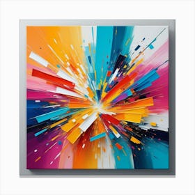 Cuadro Pintura Abstracta Canvas Print