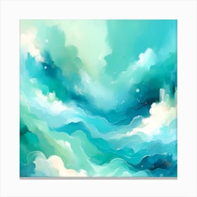 Abstract Painting Canvas Print