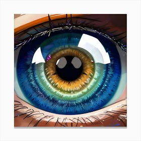 Blue Eye 1 Canvas Print