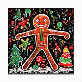 Gingerbread Man 5 Canvas Print