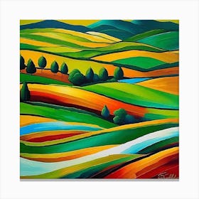 Landscape Painting 130 Canvas Print