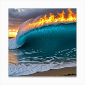 Hawaiian Sunset 3 Canvas Print