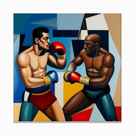 Boxing Match 4 Canvas Print